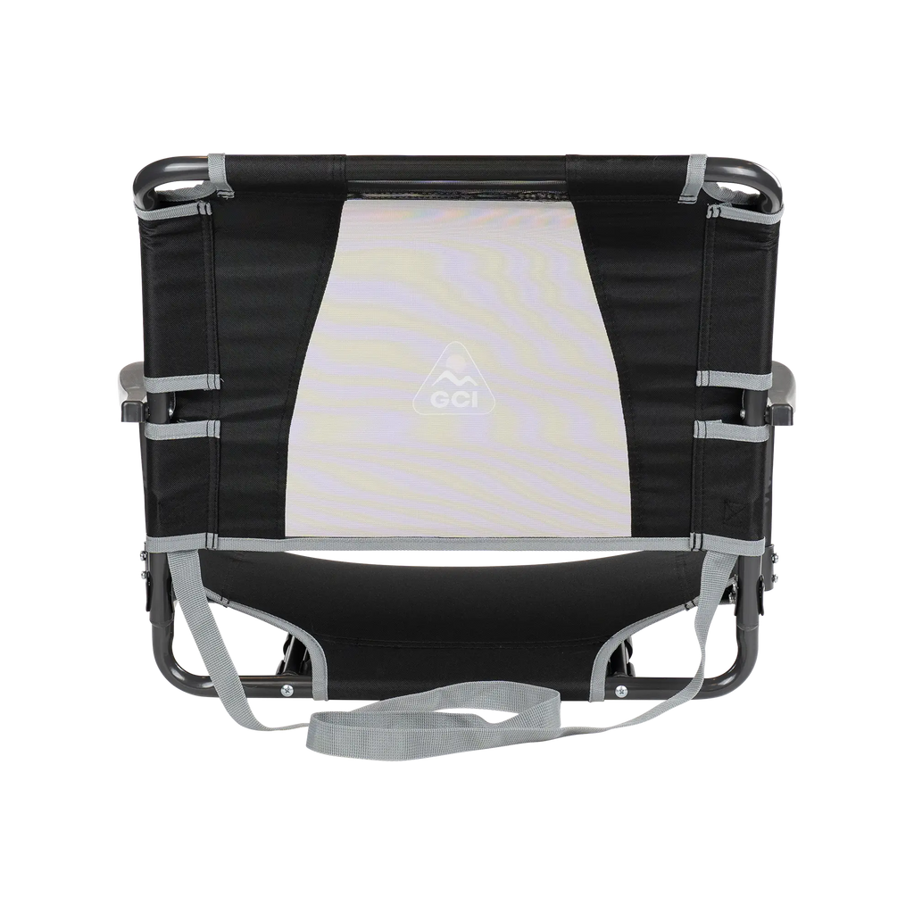 Ergonomic Back-Support Big Comfort Stadium Chair with Armrests - Choice 465 - Ergonomic Portable Stadium Seat for Sports Events Detail