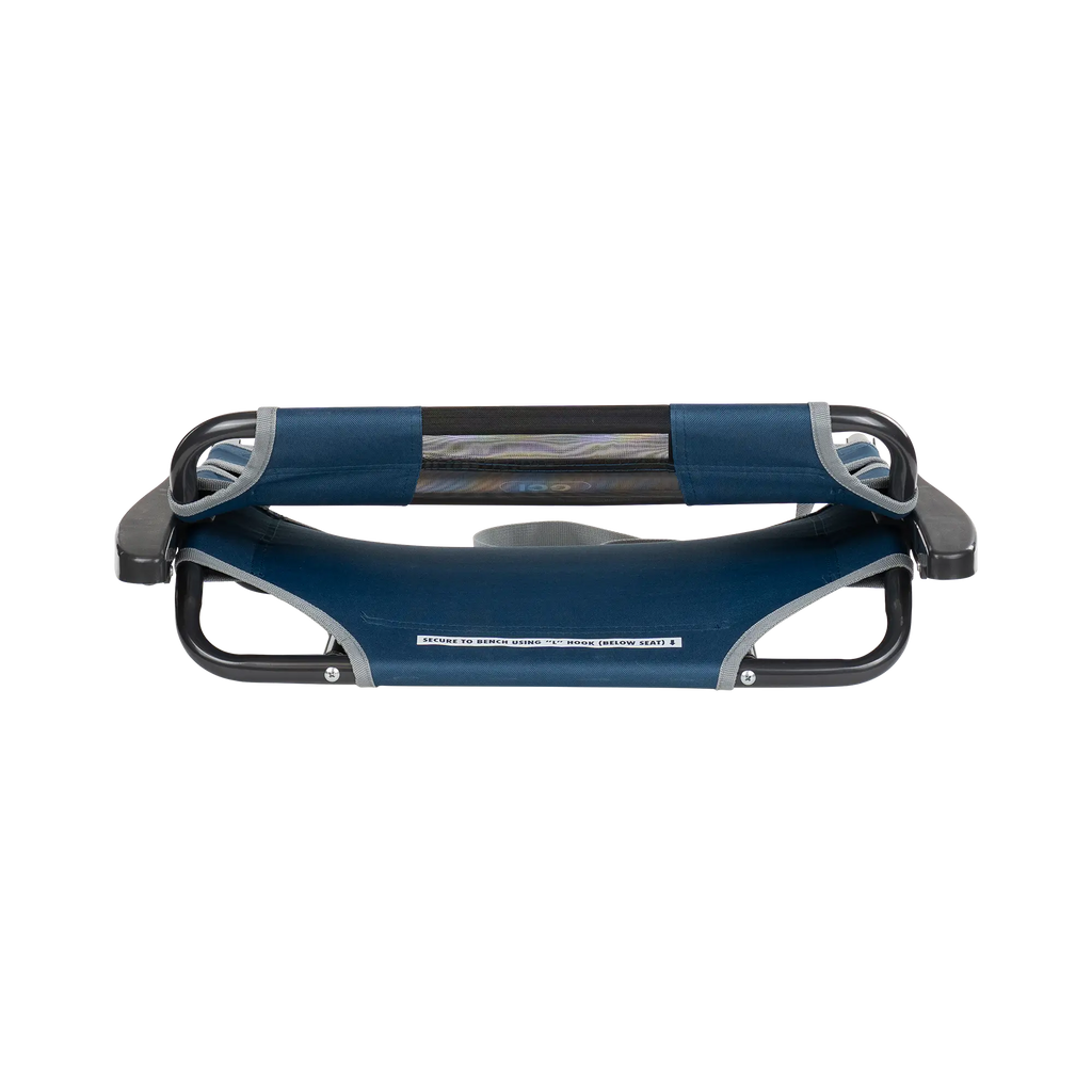 Ergonomic Back-Support Big Comfort Stadium Chair with Armrests - Choice 465 - Ergonomic Portable Stadium Seat for Sports Events Detail