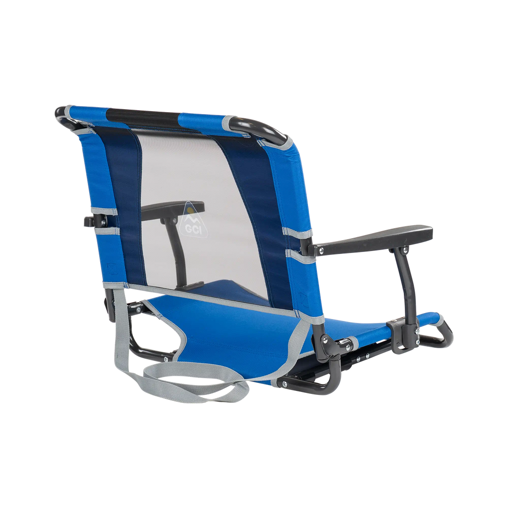 Ergonomic Back-Support Big Comfort Stadium Chair with Armrests - Choice 465 - Ergonomic Portable Stadium Seat for Sports Events Detail