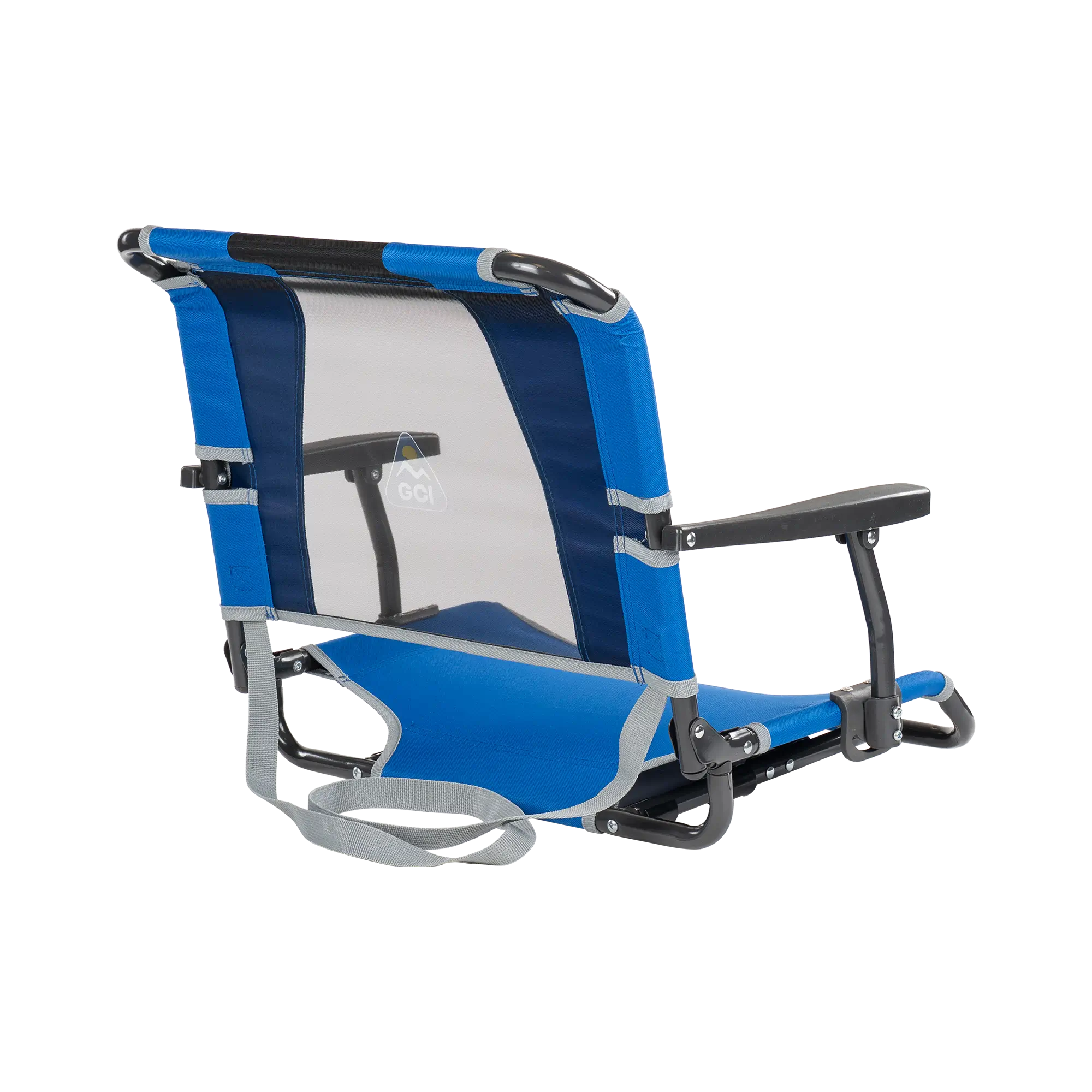Ergonomic Back-Support Big Comfort Stadium Chair with Armrests - Choice 465 - Ergonomic Portable Stadium Seat for Sports Events Detail