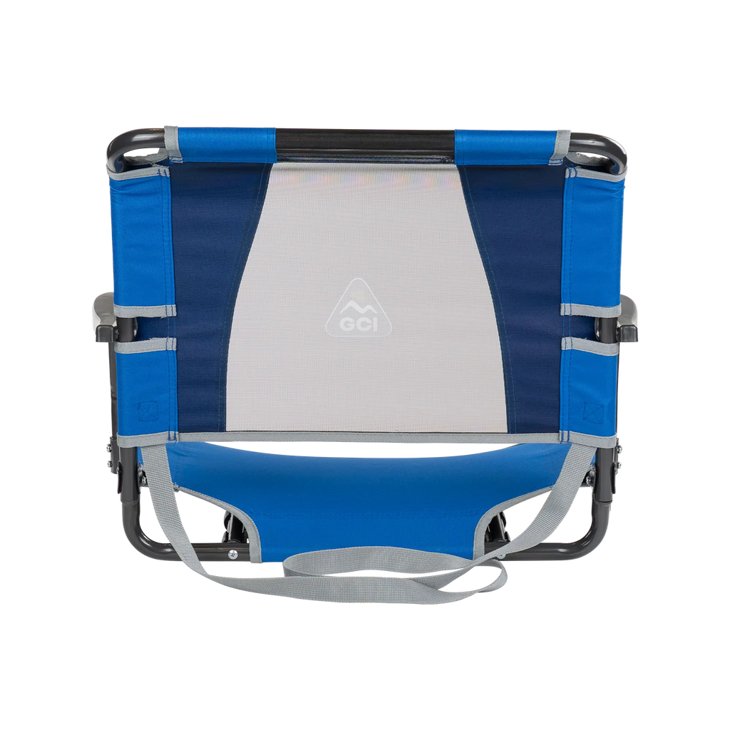Ergonomic Back-Support Big Comfort Stadium Chair with Armrests - Choice 465 - Ergonomic Portable Stadium Seat for Sports Events Detail