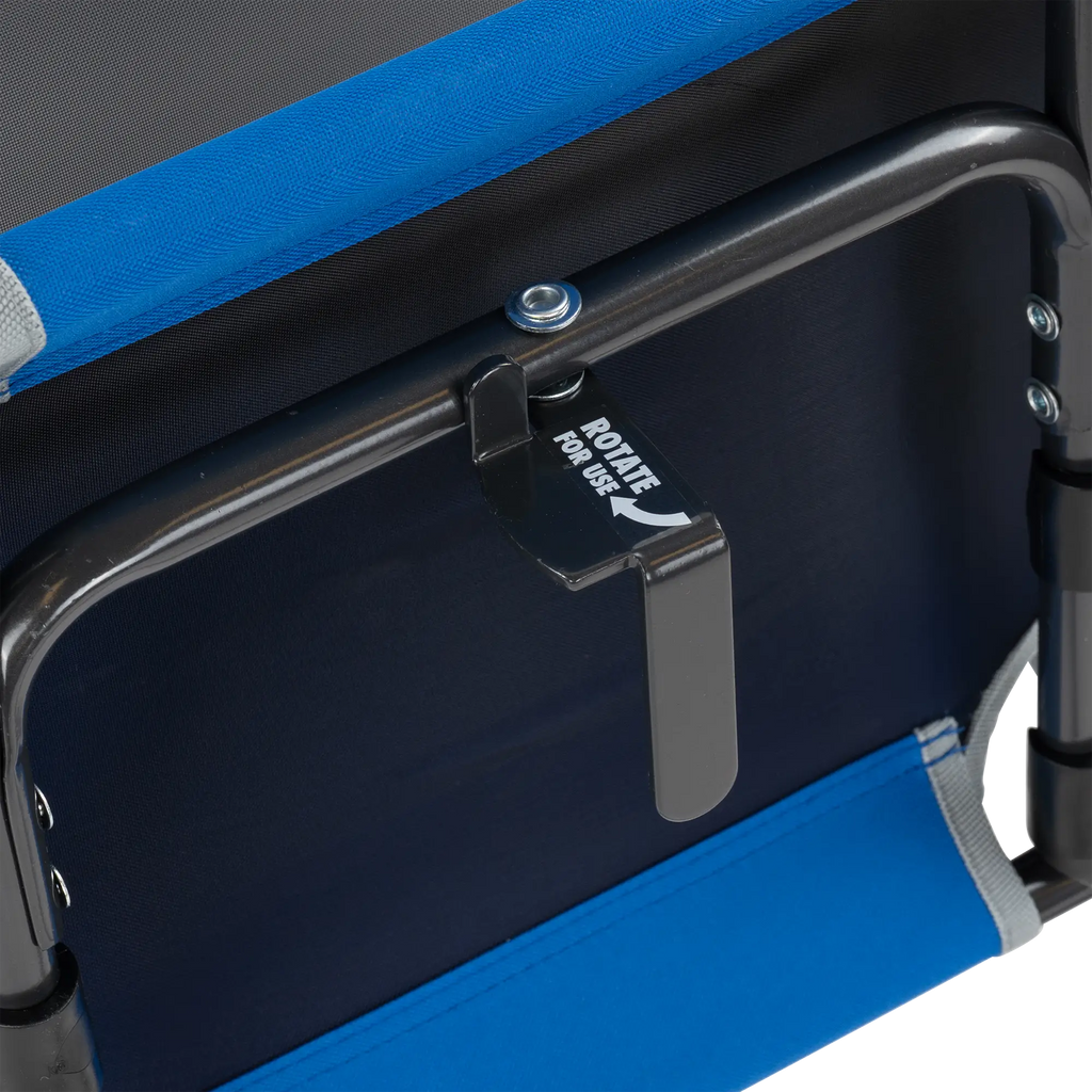 Ergonomic Back-Support Big Comfort Stadium Chair with Armrests - Choice 465 - Ergonomic Portable Stadium Seat for Sports Events Detail