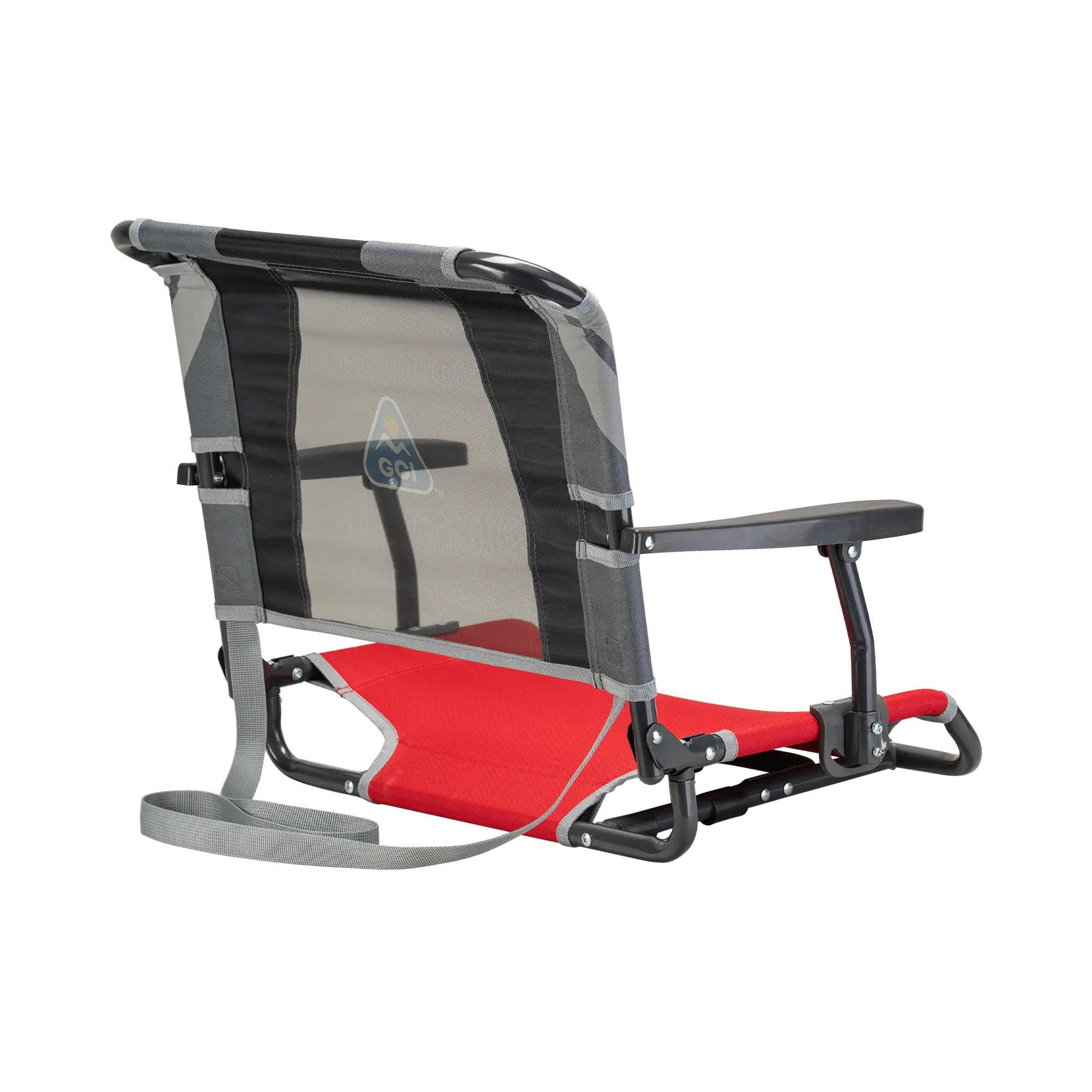 Ergonomic Back-Support Big Comfort Stadium Chair with Armrests - Choice 465 - Ergonomic Portable Stadium Seat for Sports Events Detail