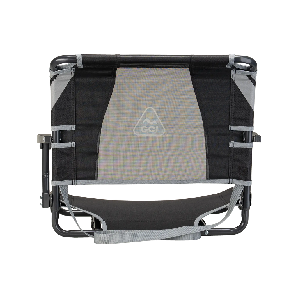 Ergonomic Back-Support Big Comfort Stadium Chair with Armrests - Choice 465 - Ergonomic Portable Stadium Seat for Sports Events Detail