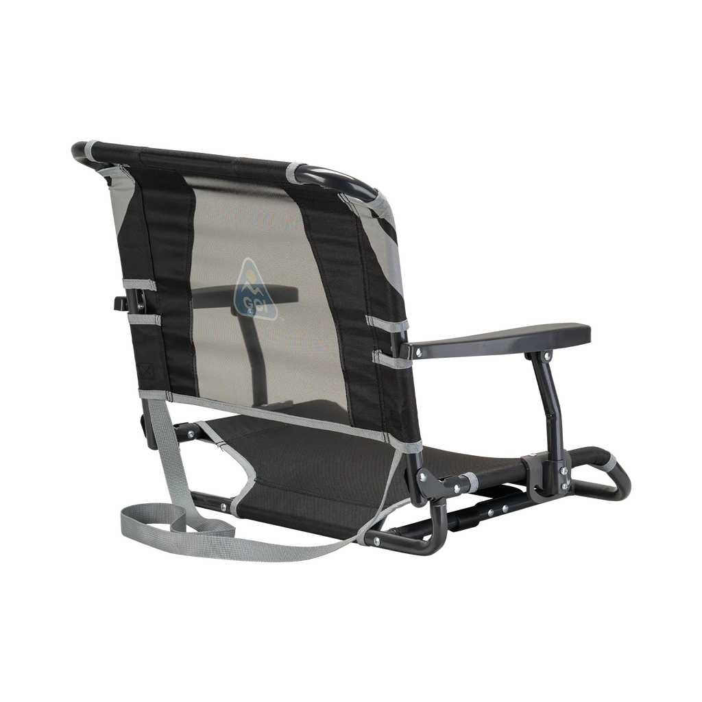 Ergonomic Back-Support Big Comfort Stadium Chair with Armrests - Choice 465 - Ergonomic Portable Stadium Seat for Sports Events Detail