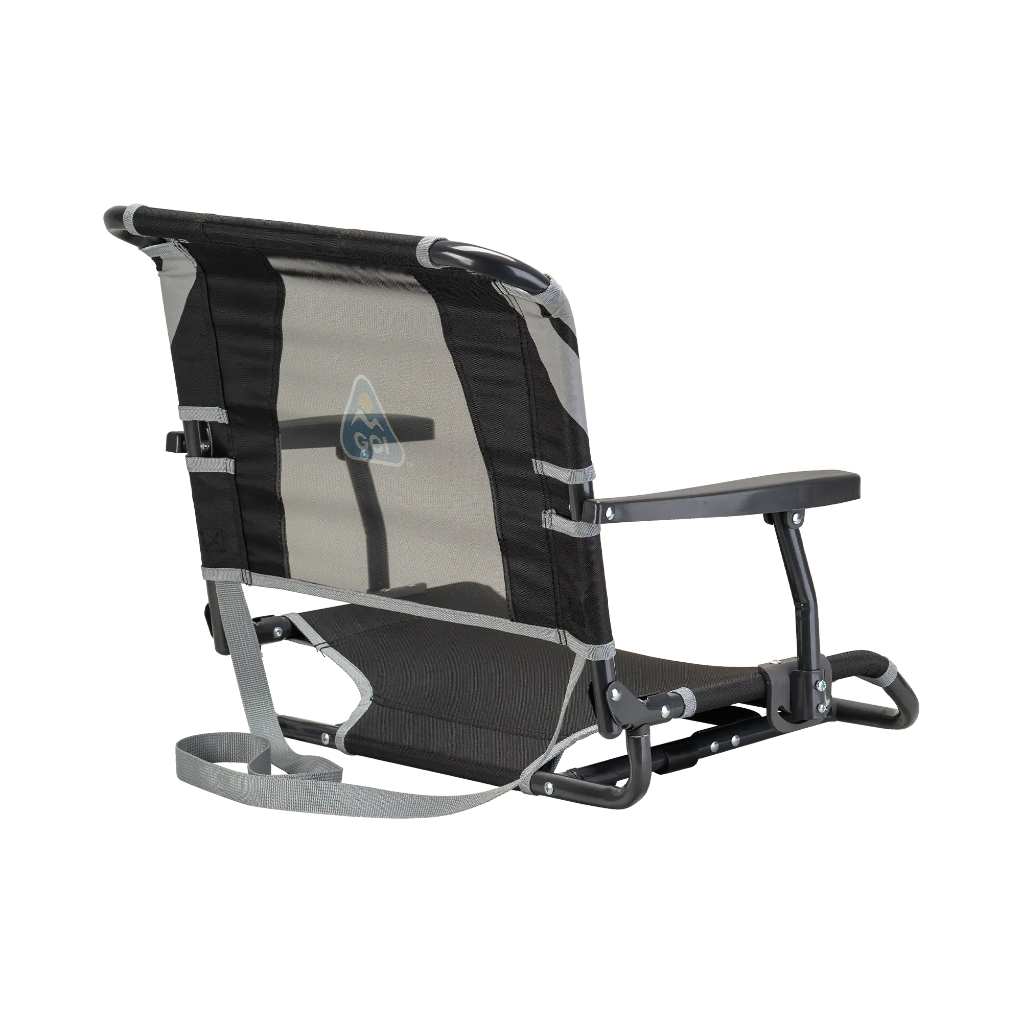 Ergonomic Back-Support Big Comfort Stadium Chair with Armrests - Choice 465 - Ergonomic Portable Stadium Seat for Sports Events Detail
