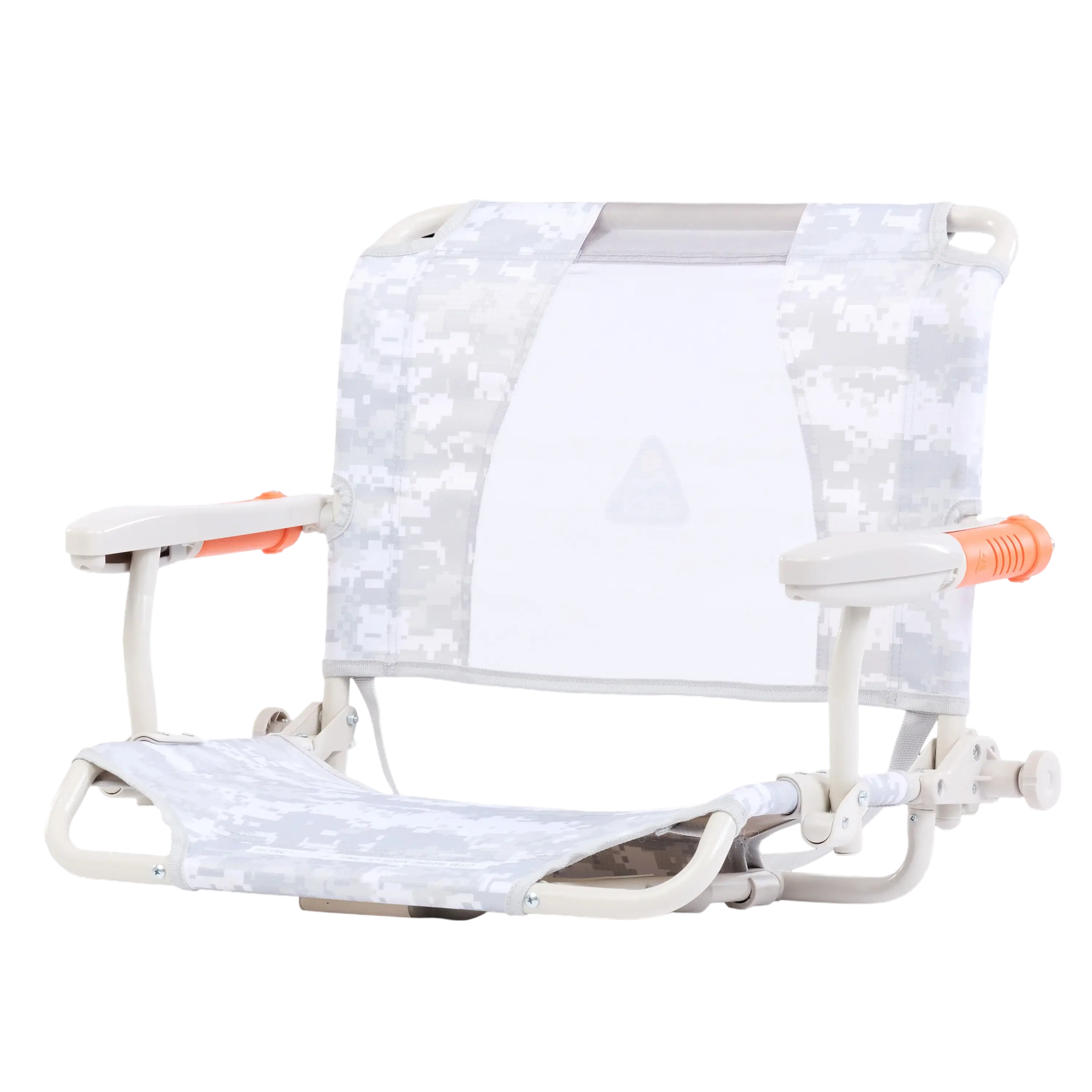 Premium All-Weather Stadium Rock-Cliner - Choice 540 - Heavy-Duty Kickback Rocker with Beverage Holder Detail