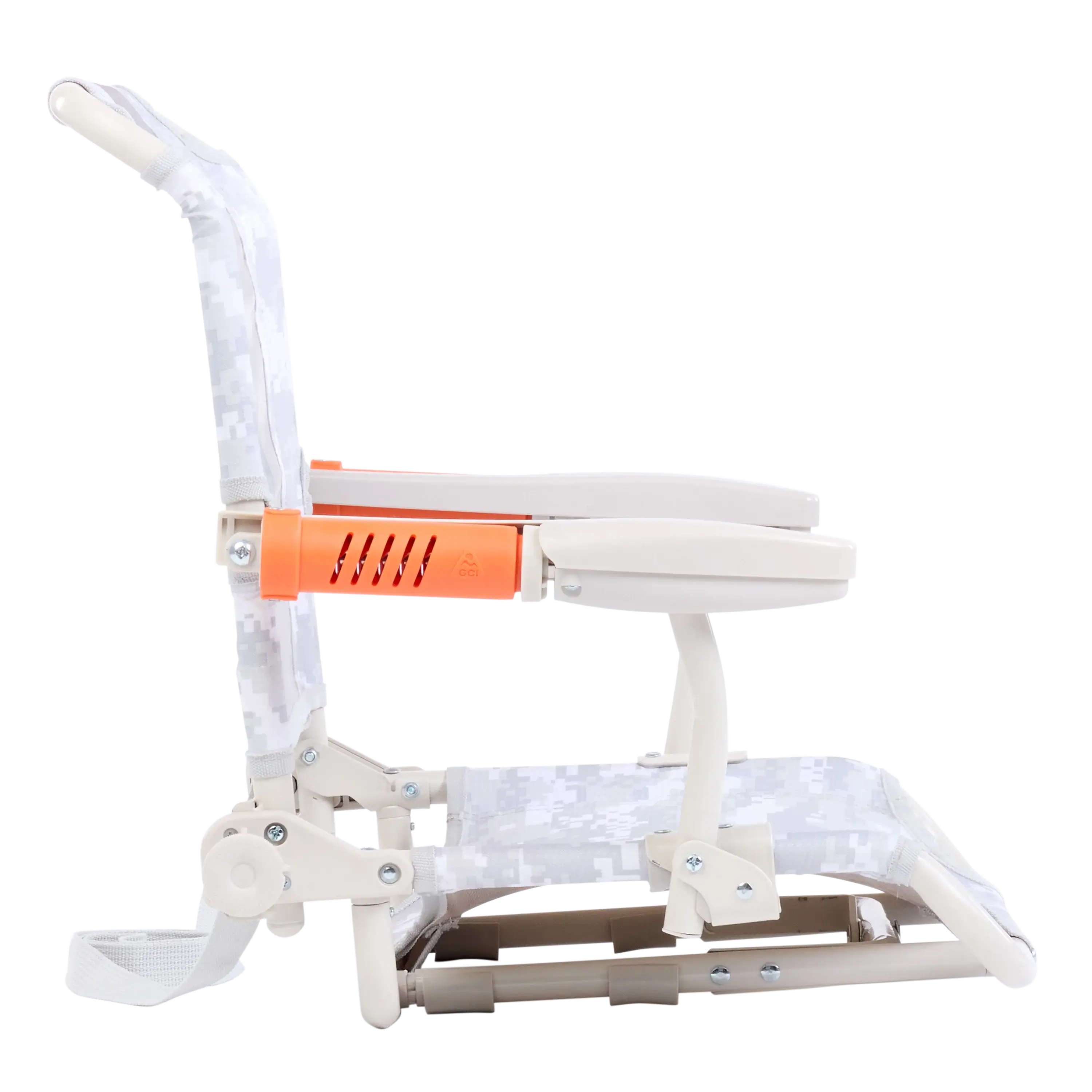 Premium All-Weather Stadium Rock-Cliner - Choice 540 - Heavy-Duty Kickback Rocker with Beverage Holder Detail
