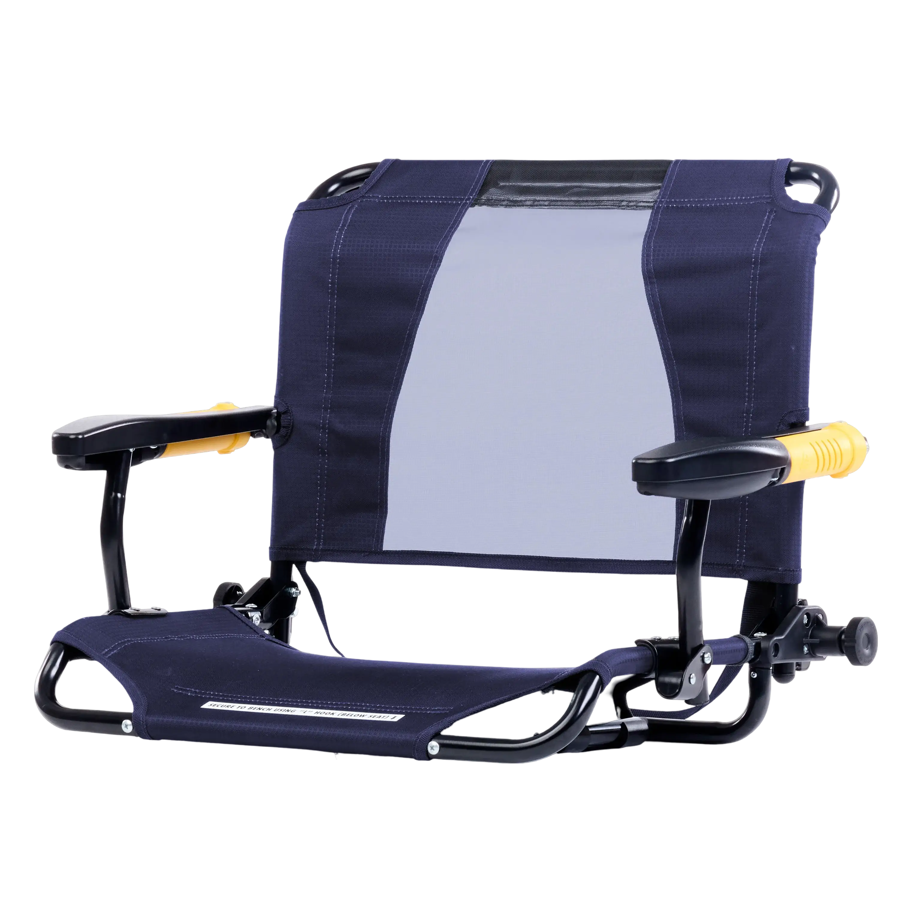 Premium All-Weather Stadium Rock-Cliner - Choice 540 - Heavy-Duty Kickback Rocker with Beverage Holder Detail