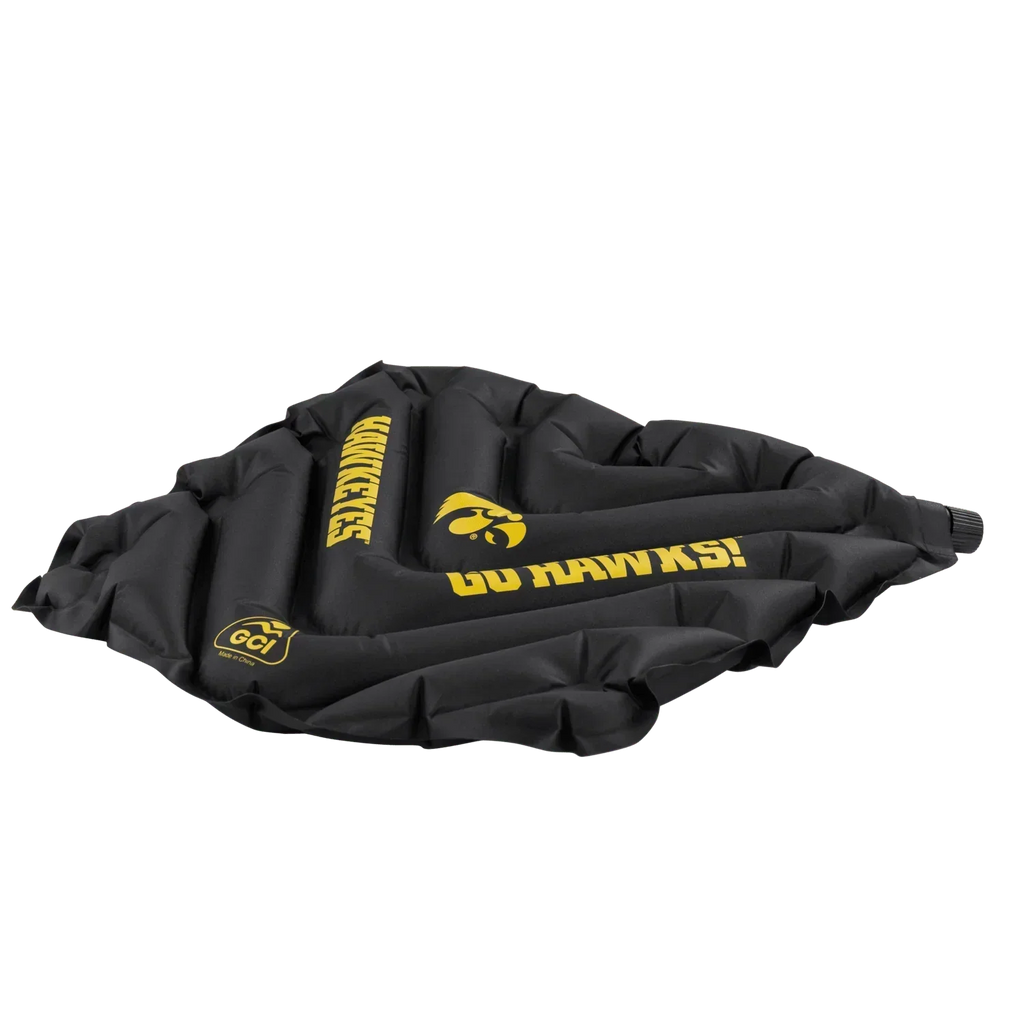 Compact Cushion College V Seat Inflatable Stadium Cushion - Iowa Hawkeyes - Choice 157 - Ergonomic Portable Stadium Seat for Sports Events Detail