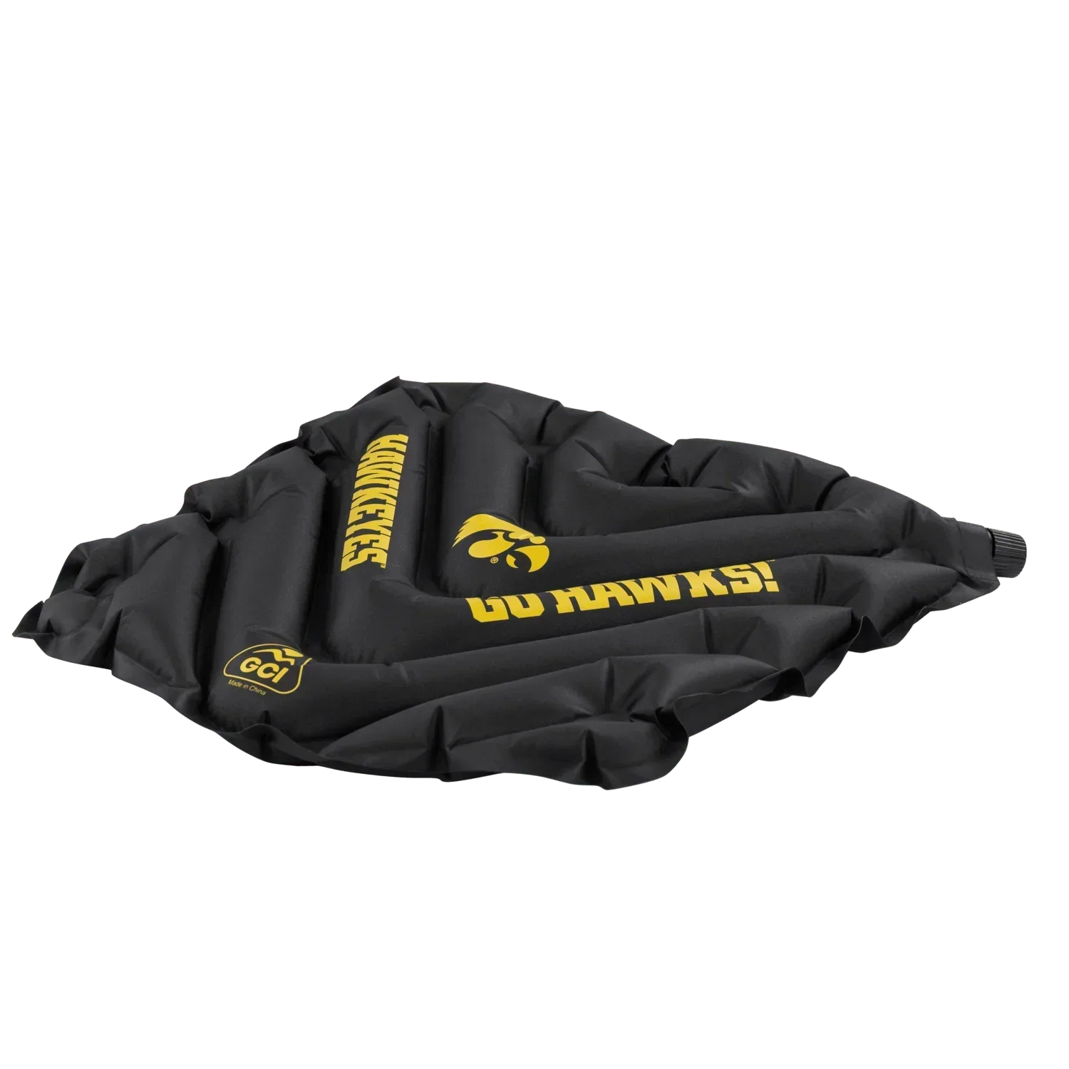 Compact Cushion College V Seat Inflatable Stadium Cushion - Iowa Hawkeyes - Choice 157 - Ergonomic Portable Stadium Seat for Sports Events Detail