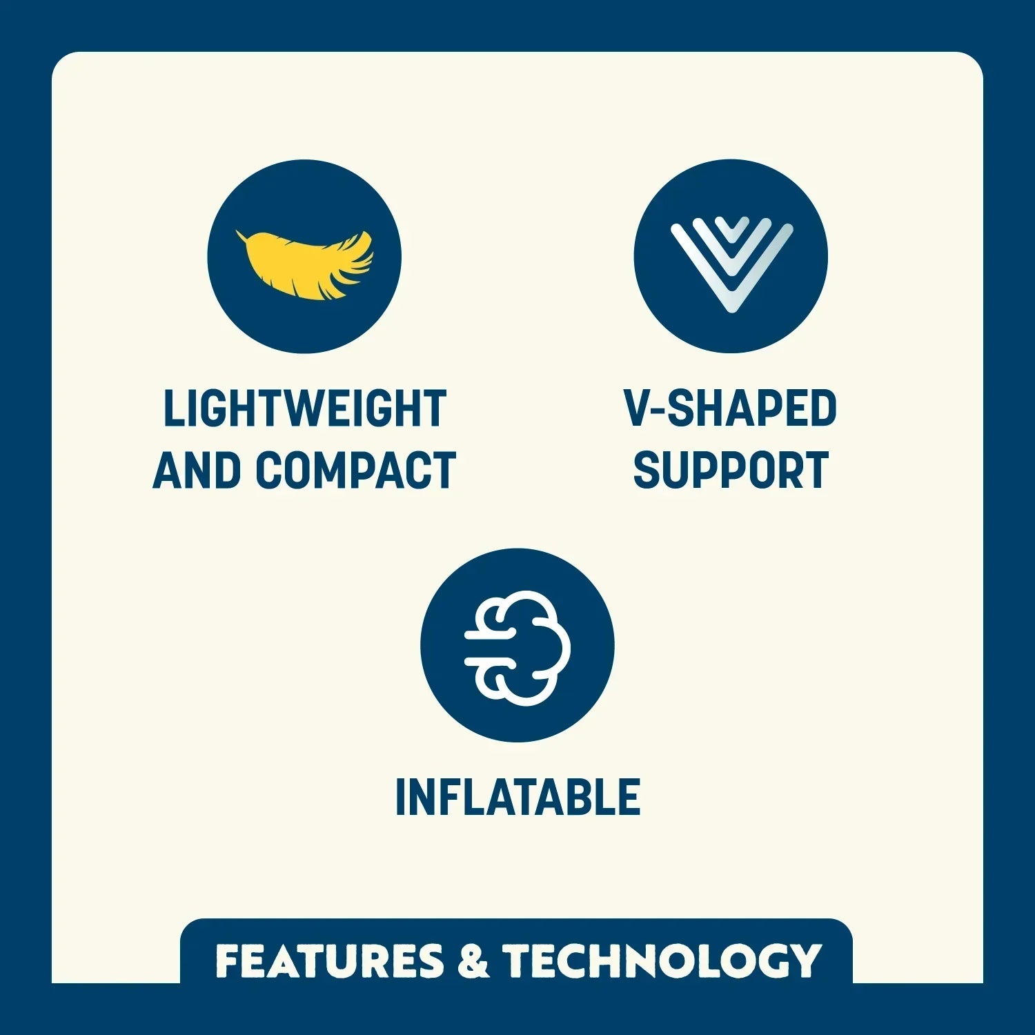 Compact Cushion College V Seat Inflatable Stadium Cushion - Iowa Hawkeyes - Choice 157 - Ergonomic Portable Stadium Seat for Sports Events Detail