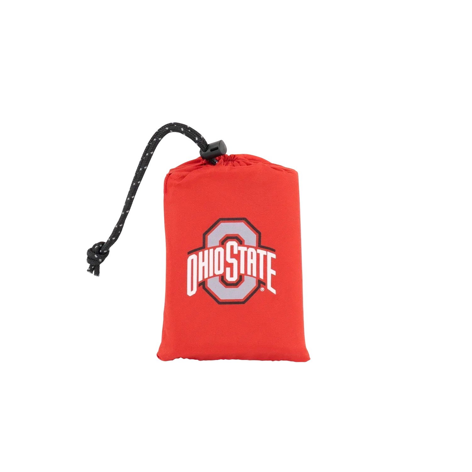 Bleacher-Friendly College V Seat Inflatable Stadium Cushion - Ohio State Buckeyes - Choice 778 - Grandstand Cushion Seat with Secure Under-Bench Hooks Detail