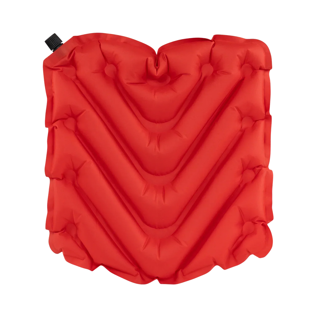 Bleacher-Friendly College V Seat Inflatable Stadium Cushion - Ohio State Buckeyes - Choice 778 - Grandstand Cushion Seat with Secure Under-Bench Hooks Detail