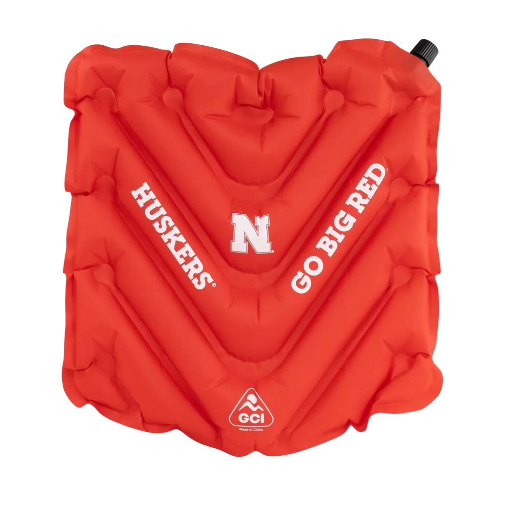 Ultra-Lightweight College V Seat Inflatable Stadium Cushion - Nebraska Cornhuskers - Choice 277 - Ergonomic Portable Stadium Seat for Sports Events - Default Title