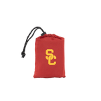 Secure-Hook College V Seat Inflatable Stadium Cushion - USC Trojans - Choice 523 - Bleacher-Friendly Stadium Chair with Back Support Detail