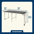 Heavy-Duty Grilling Slim-Fold Table XL - Choice 651 - Slim-Fold Outdoor Cook Station with Storage Shelves Detail