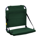 Bleacher-Friendly BleacherBack - Choice 696 - Lightweight Folding Bleacher Chair with Cushioning - Hunter