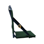 Bleacher-Friendly BleacherBack - Choice 696 - Lightweight Folding Bleacher Chair with Cushioning Detail