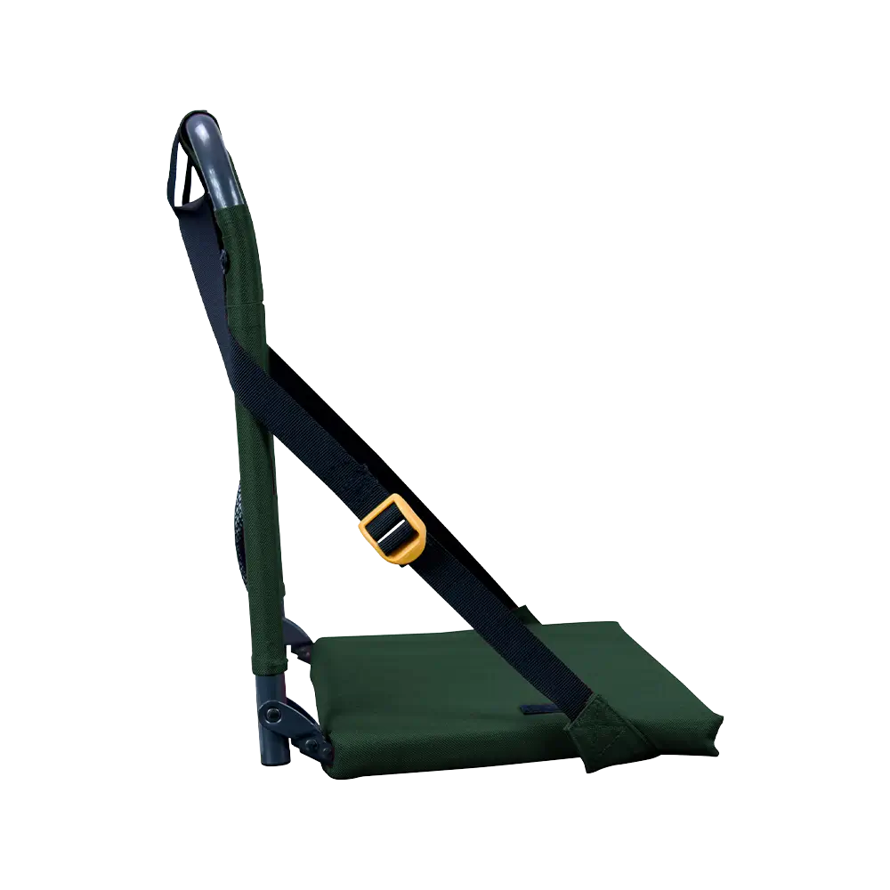 Bleacher-Friendly BleacherBack - Choice 696 - Lightweight Folding Bleacher Chair with Cushioning Detail