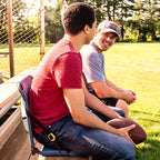 Bleacher-Friendly BleacherBack - Choice 696 - Lightweight Folding Bleacher Chair with Cushioning Detail
