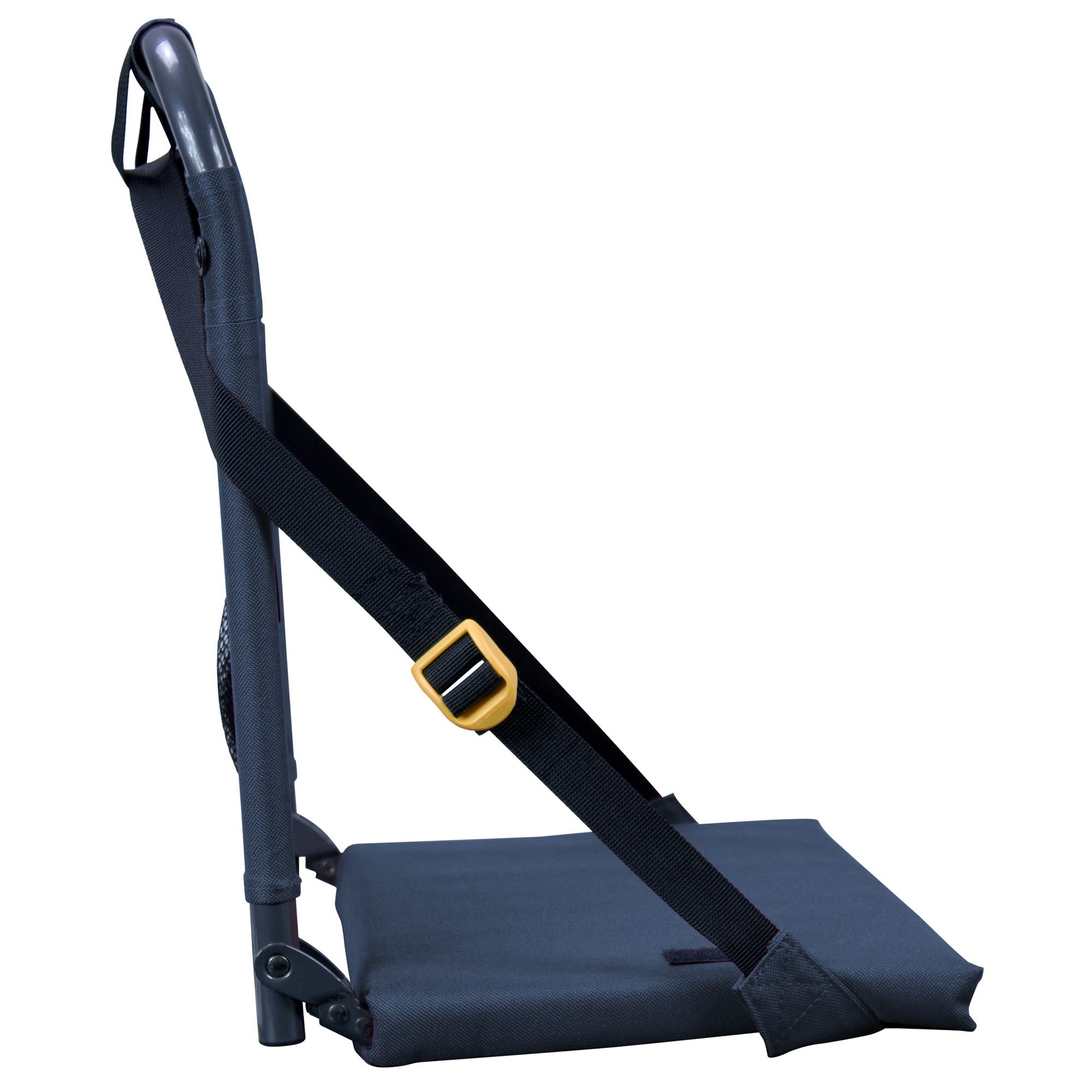 Bleacher-Friendly BleacherBack - Choice 696 - Lightweight Folding Bleacher Chair with Cushioning Detail
