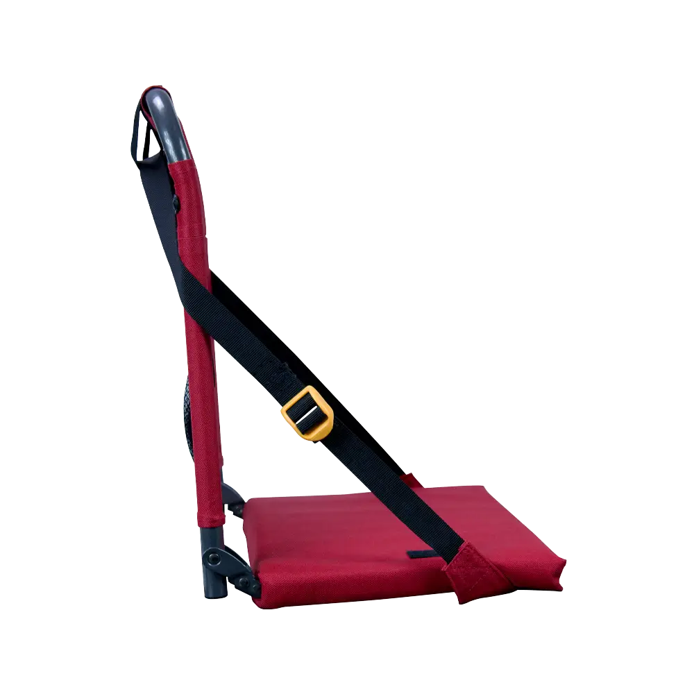 Bleacher-Friendly BleacherBack - Choice 696 - Lightweight Folding Bleacher Chair with Cushioning Detail