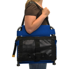 Bleacher-Friendly BleacherBack - Choice 696 - Lightweight Folding Bleacher Chair with Cushioning Detail