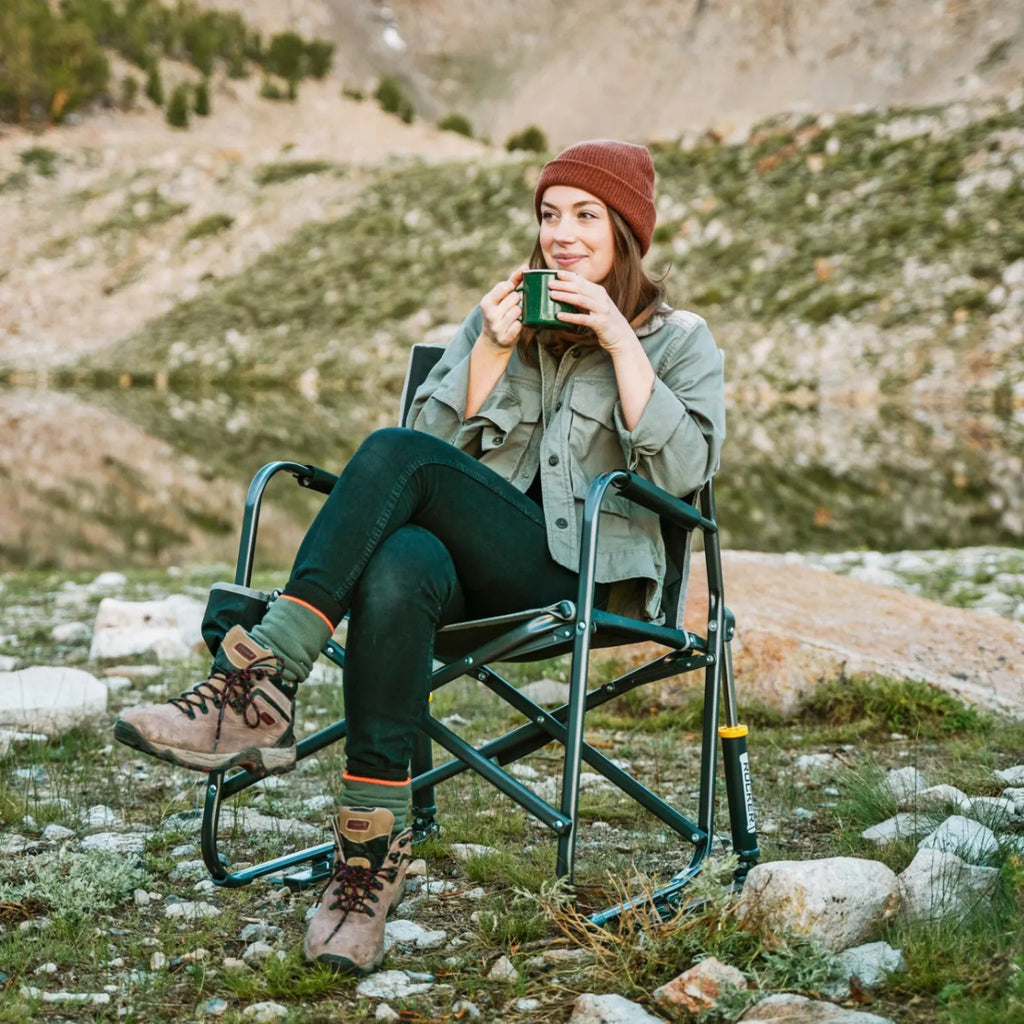 Smooth Motion Freestyle Rocker - Choice 711 - Freestyle Rocker Portable Outdoor Folding Chair Detail