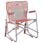 Smooth Motion Freestyle Rocker - Choice 711 - Freestyle Rocker Portable Outdoor Folding Chair - Pink Sundress