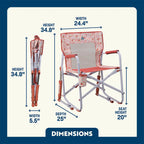 Smooth Motion Freestyle Rocker - Choice 711 - Freestyle Rocker Portable Outdoor Folding Chair Detail