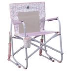 Smooth Motion Freestyle Rocker - Choice 711 - Freestyle Rocker Portable Outdoor Folding Chair - Pink/Purple