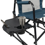 Smooth Motion Freestyle Rocker with Side Table - Choice 853 - Patented Spring-Action Rocking Chair for Camping Detail