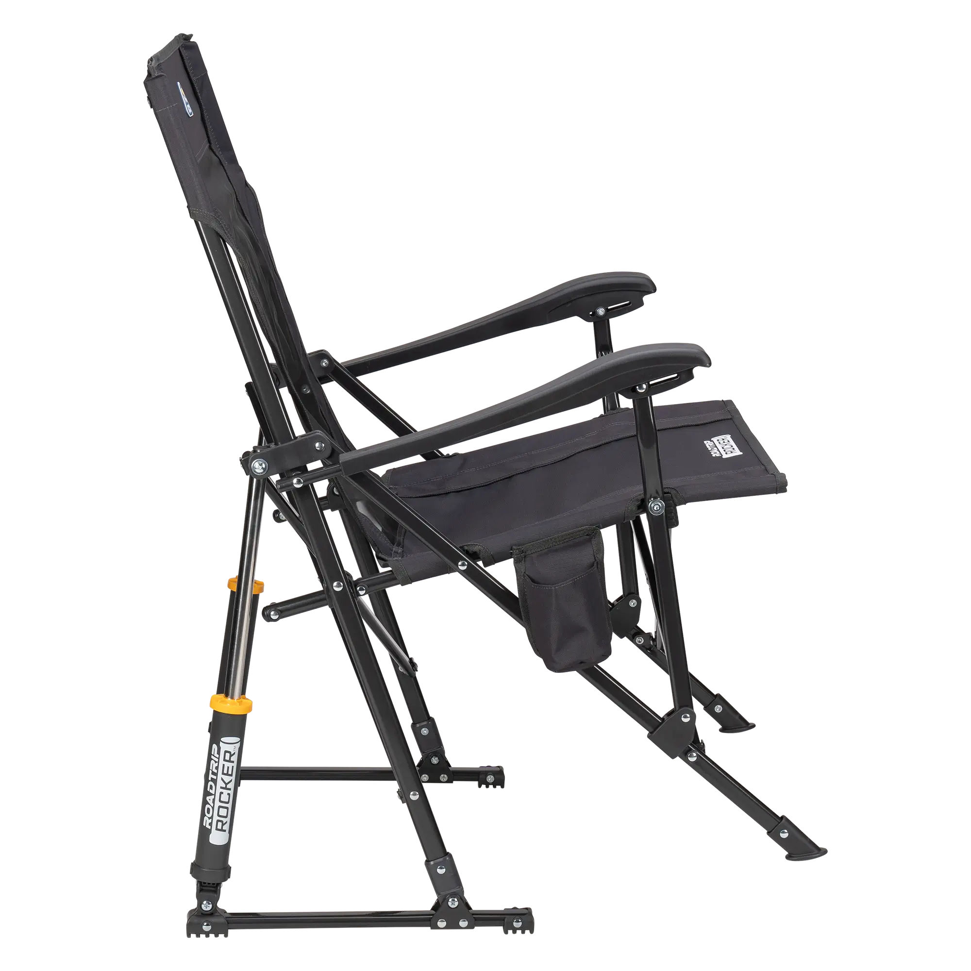 Luxury Camp RoadTrip Rocker - Choice 855 - Patented Spring-Action Rocking Chair for Camping Detail