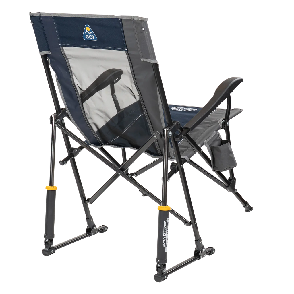 Luxury Camp RoadTrip Rocker - Choice 855 - Patented Spring-Action Rocking Chair for Camping Detail