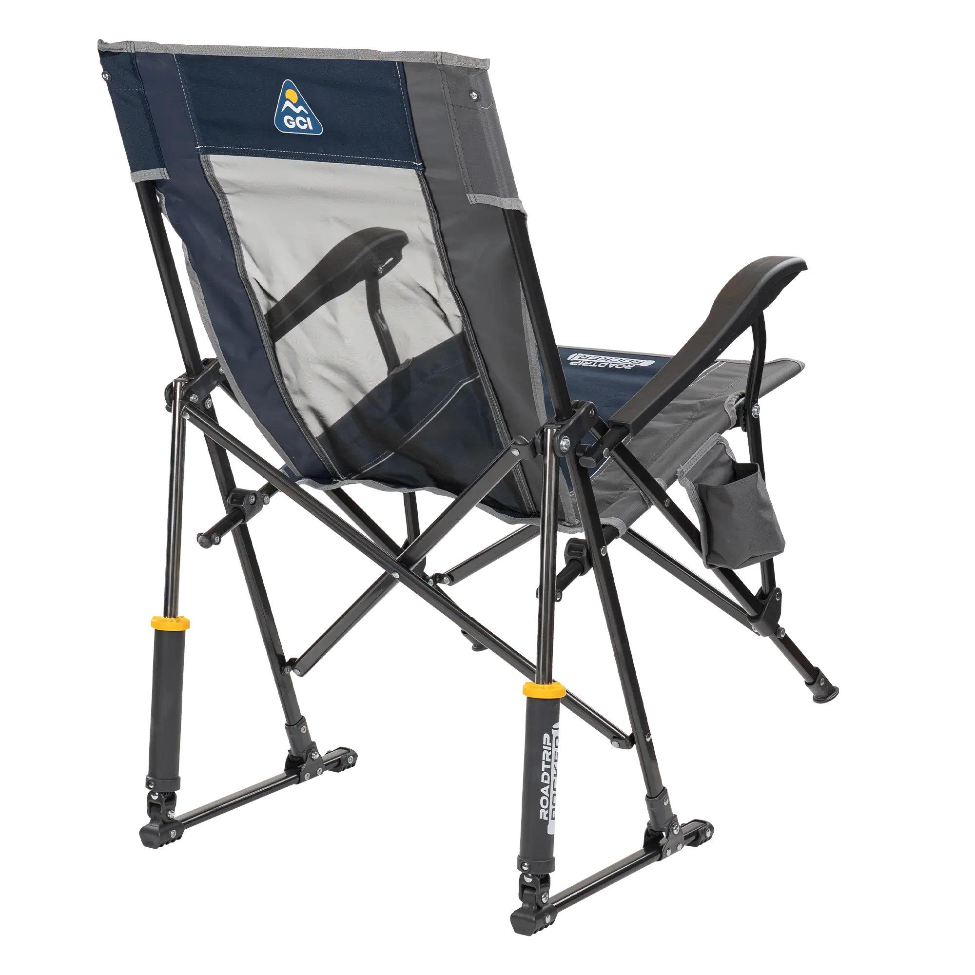 Luxury Camp RoadTrip Rocker - Choice 855 - Patented Spring-Action Rocking Chair for Camping Detail