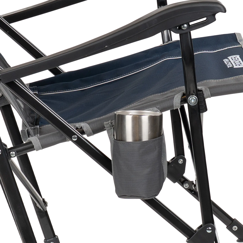 Luxury Camp RoadTrip Rocker - Choice 855 - Patented Spring-Action Rocking Chair for Camping Detail