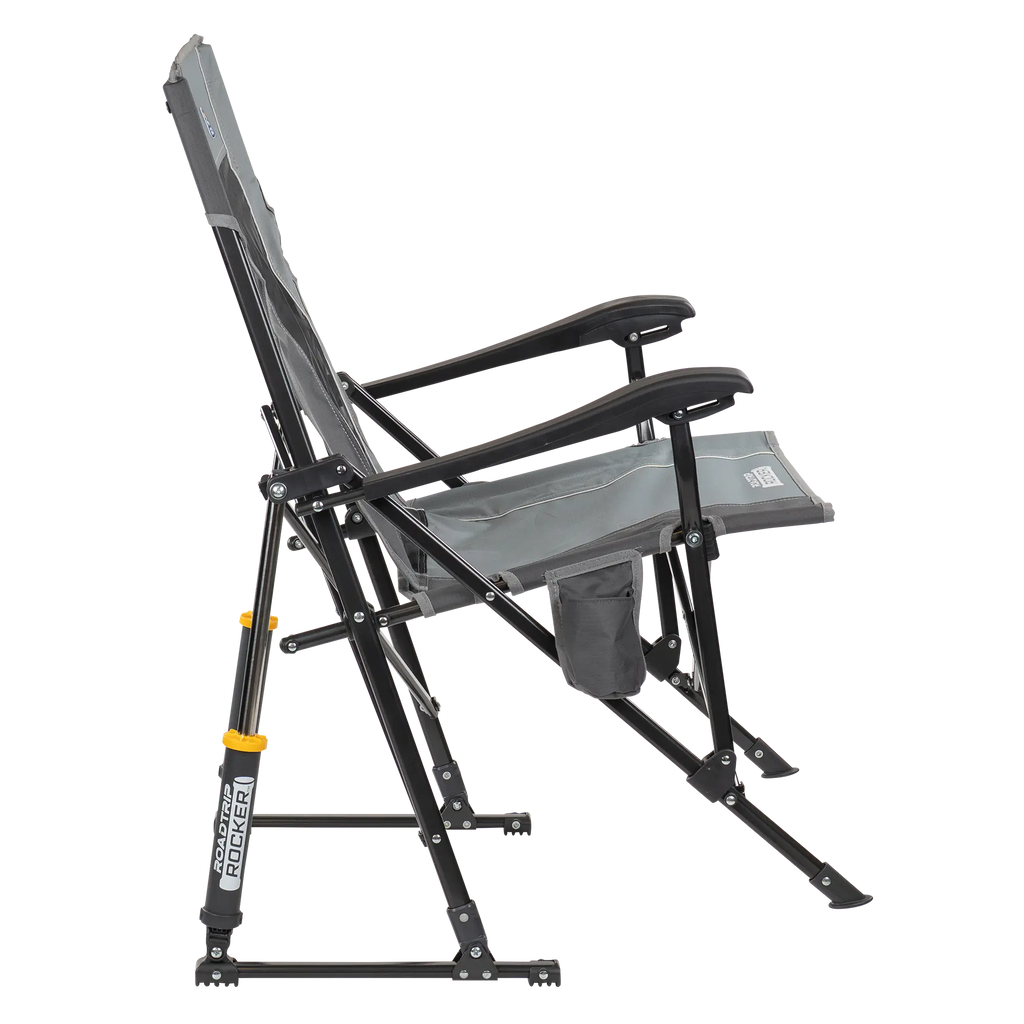 Luxury Camp RoadTrip Rocker - Choice 855 - Patented Spring-Action Rocking Chair for Camping Detail