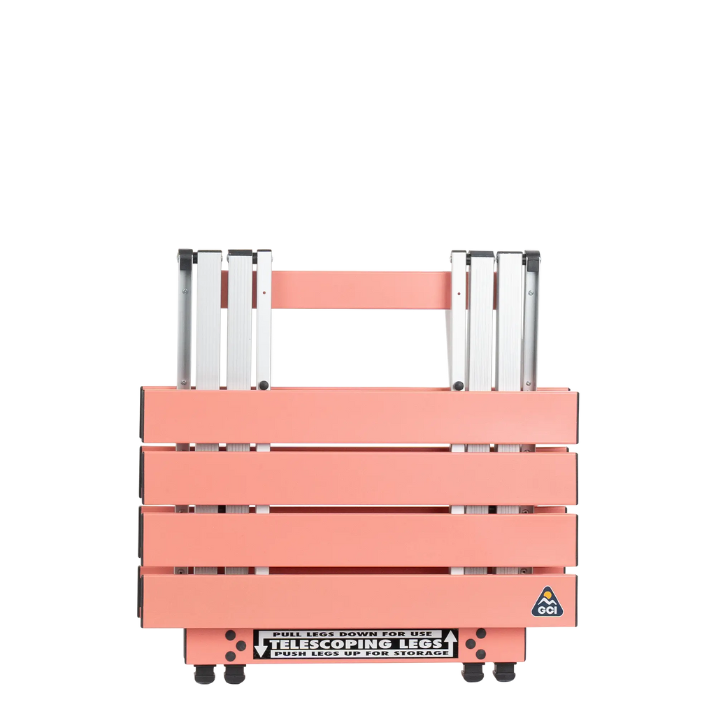 Heat-Resistant Compact Camp Table 20 - Choice 513 - Slim-Fold Outdoor Cook Station with Storage Shelves Detail