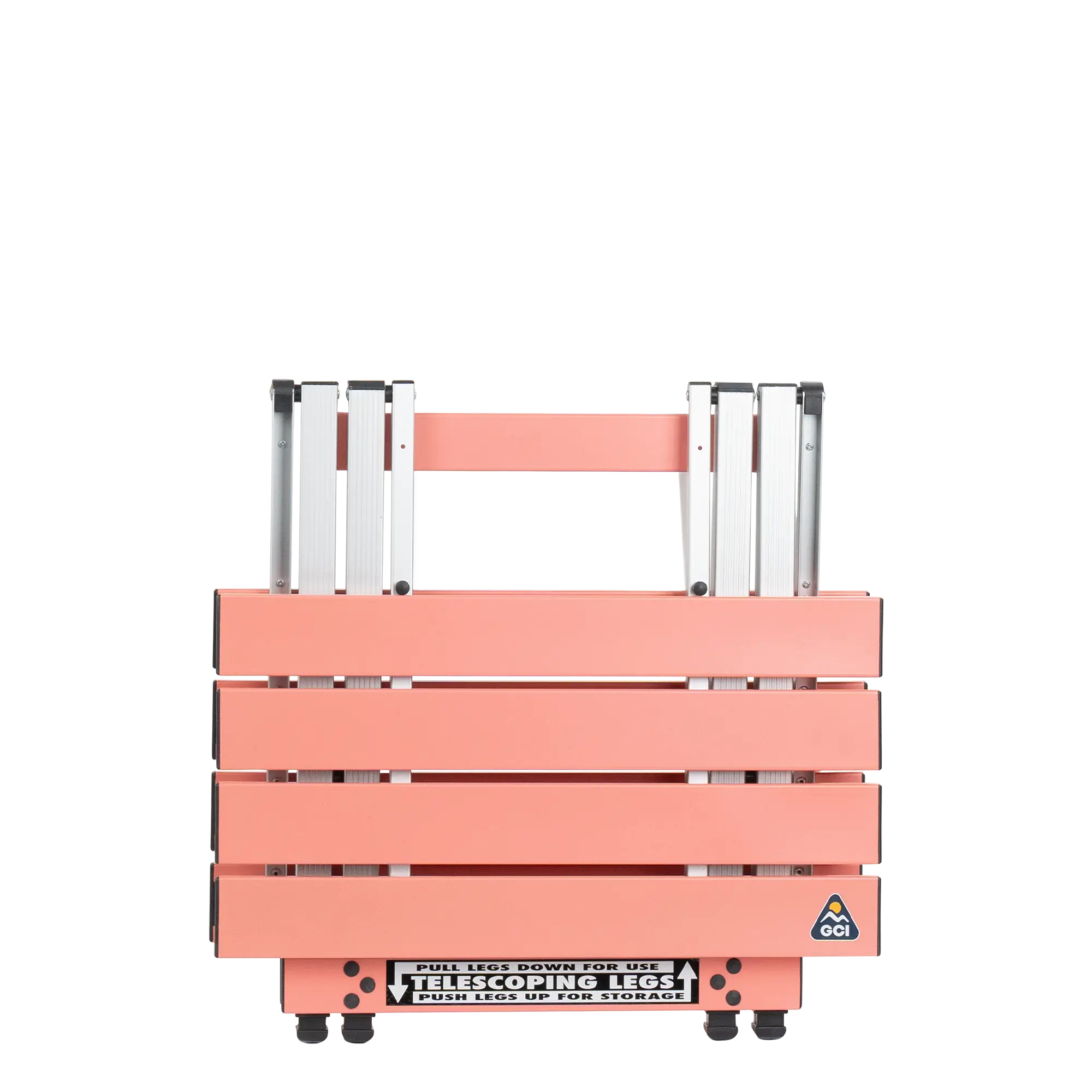 Heat-Resistant Compact Camp Table 20 - Choice 513 - Slim-Fold Outdoor Cook Station with Storage Shelves Detail