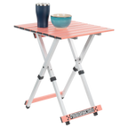 Heat-Resistant Compact Camp Table 20 - Choice 513 - Slim-Fold Outdoor Cook Station with Storage Shelves Detail