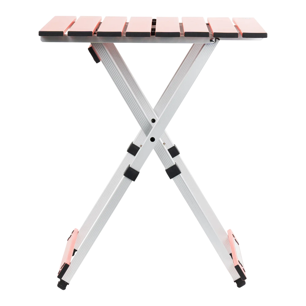 Heat-Resistant Compact Camp Table 20 - Choice 513 - Slim-Fold Outdoor Cook Station with Storage Shelves Detail