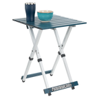 Heat-Resistant Compact Camp Table 20 - Choice 513 - Slim-Fold Outdoor Cook Station with Storage Shelves Detail