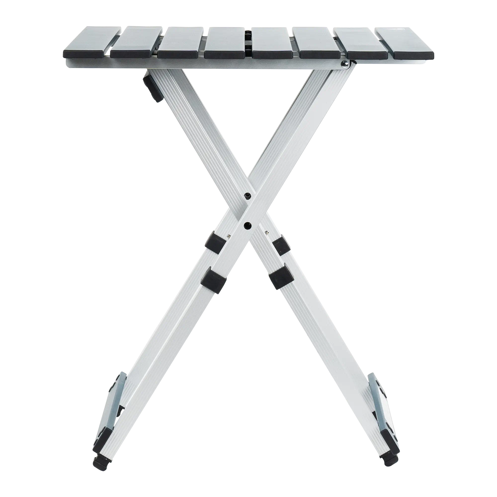 Heat-Resistant Compact Camp Table 20 - Choice 513 - Slim-Fold Outdoor Cook Station with Storage Shelves Detail