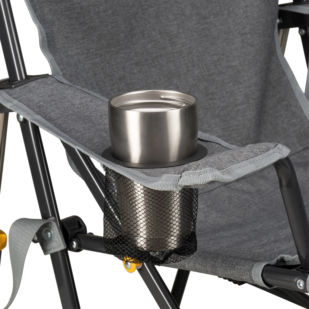 Premium All-Weather Kickback Rocker - Choice 345 - RoadTrip Rocker Smooth Motion Camp Chair Detail