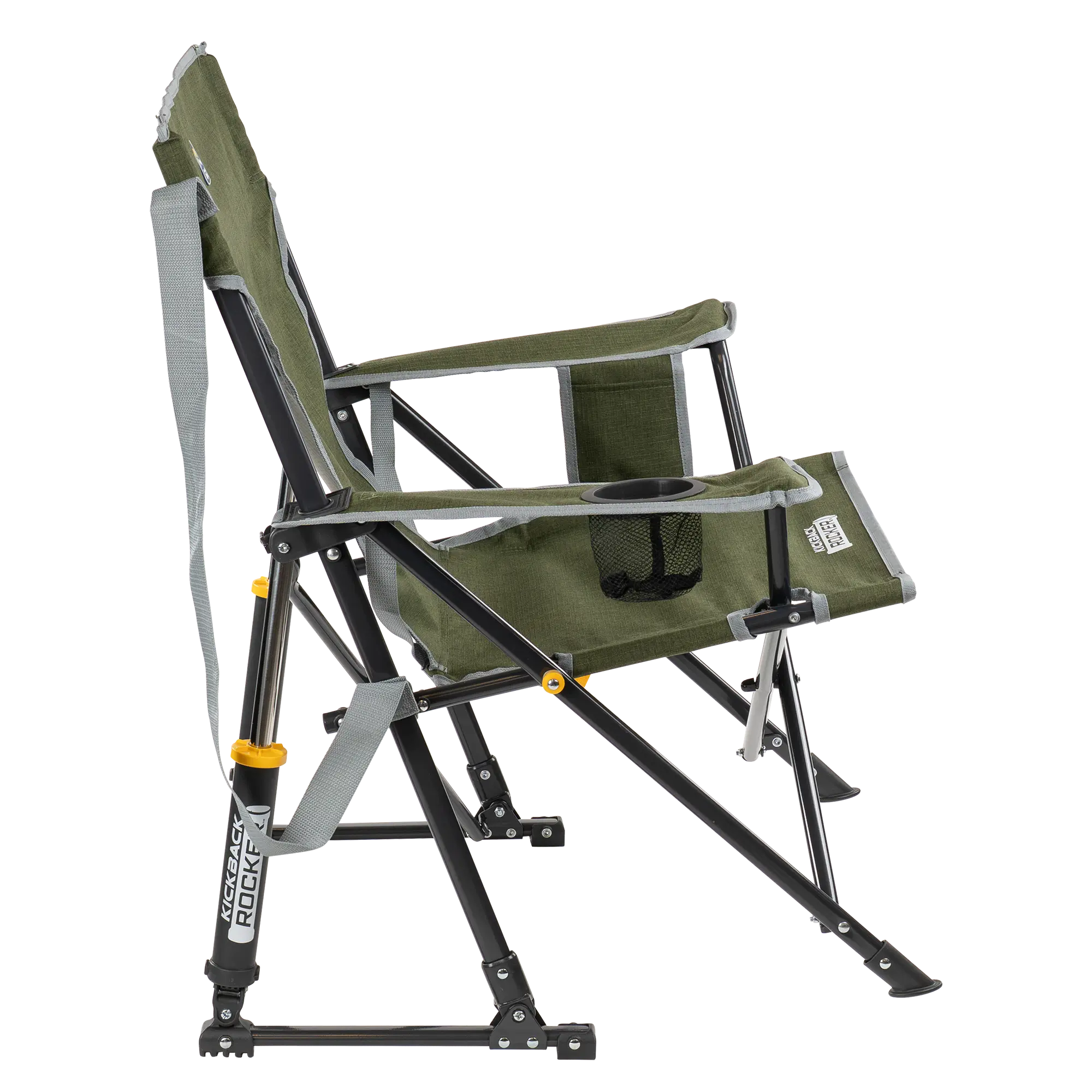 Premium All-Weather Kickback Rocker - Choice 345 - RoadTrip Rocker Smooth Motion Camp Chair Detail