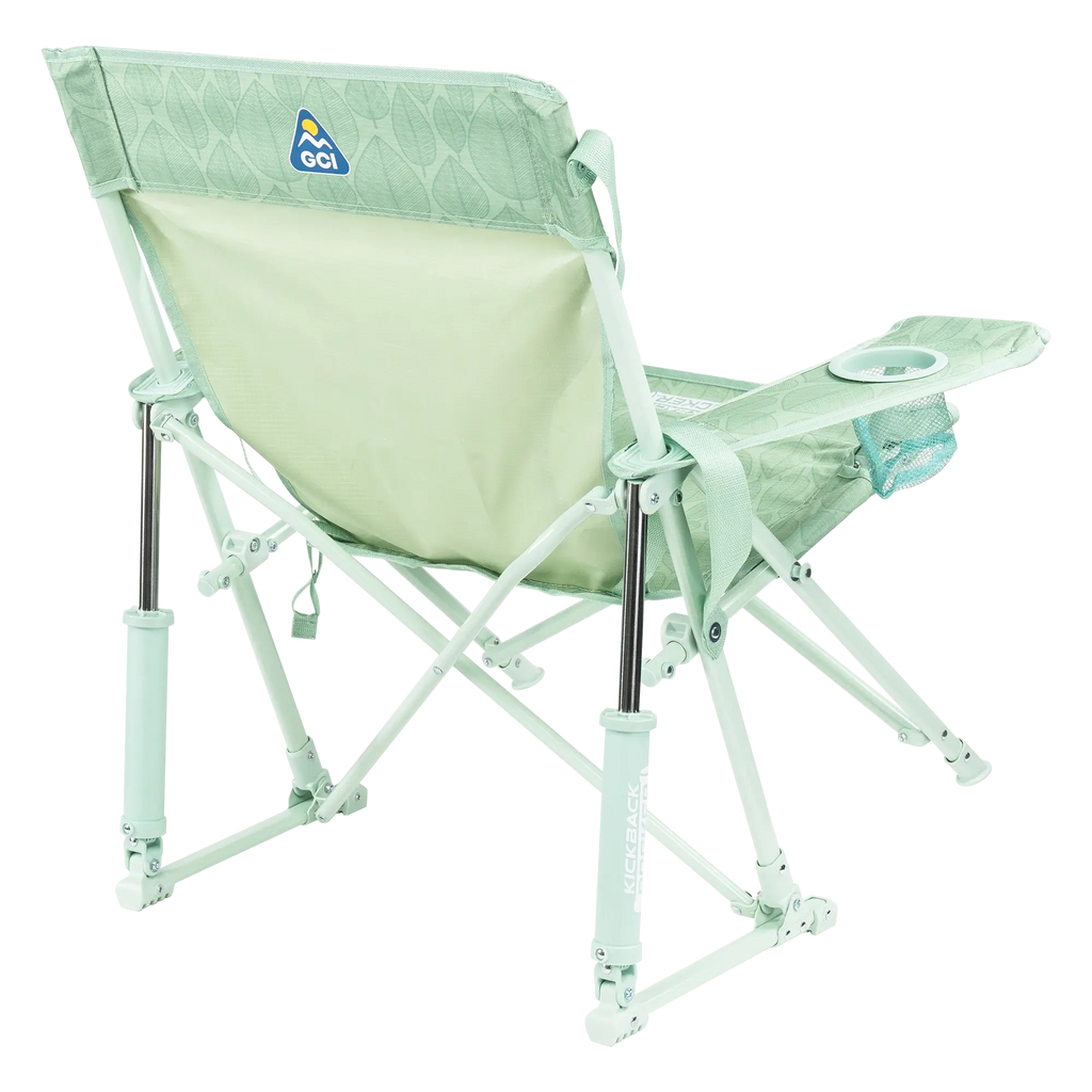 Premium All-Weather Kickback Rocker - Choice 345 - RoadTrip Rocker Smooth Motion Camp Chair Detail