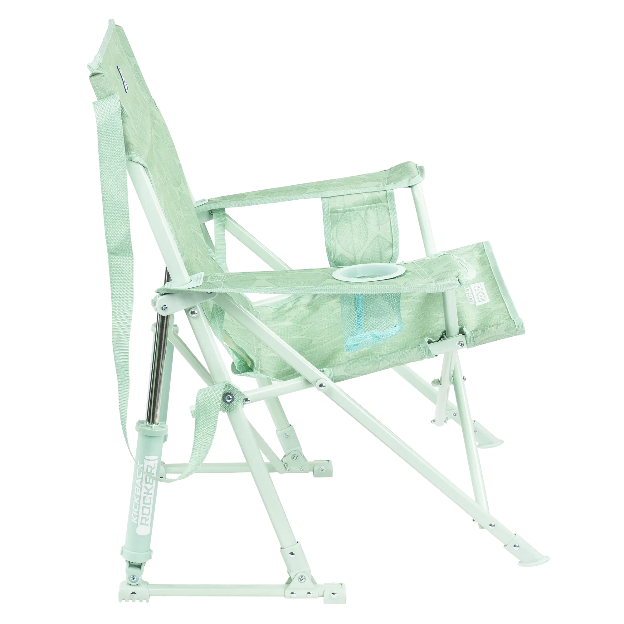 Premium All-Weather Kickback Rocker - Choice 345 - RoadTrip Rocker Smooth Motion Camp Chair Detail