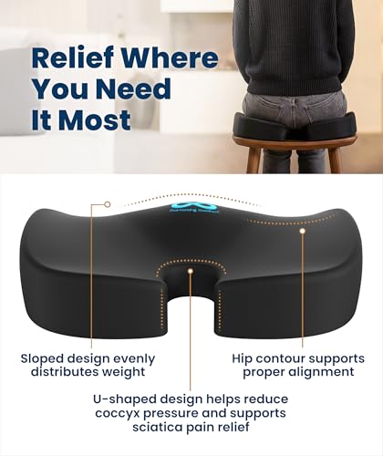 top-tier Everlasting Comfort Doctor Recommended Memory Foam Seat Cushion for Kit