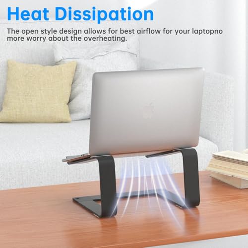Smart Home Laptop Stand for Desk Portable Computer Riser Metal Notebook for Daily Use
